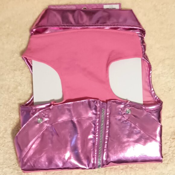 NWT ~ Doggy Parton Rhinestone Bomber Jacket for Dogs - Large, Pink - Picture 5 of 8